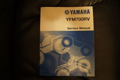 Genunie yamaha raptor 700 service manual
