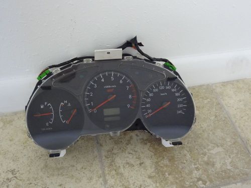 Jdm subaru forester sti sg9 ej25 03-08 gauge cluster instrument cluster 240 km/h
