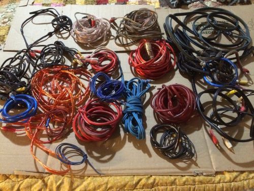 Car stereo wiring lot