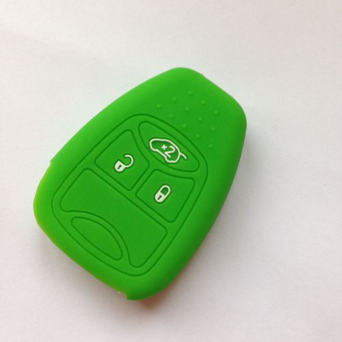 Buy Green Fob Skin Key Cover Silicone Key Jacket Holder Protector