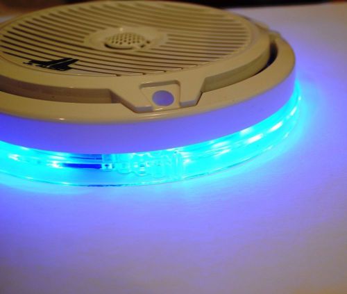 Led rgb speaker subwoofer ring 10&#034; jl marine audio mastercraft pre-drilled