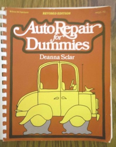 Vintage auto repair for dummies deanna sclar revised 1983