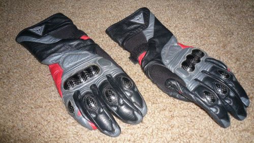 Dainese motorcycle gloves full gauntlet men's size small