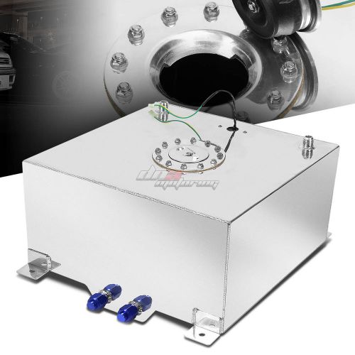 15 gallon/57l full aluminum racing/drifting fuel/gas cell tank+cap+level sender