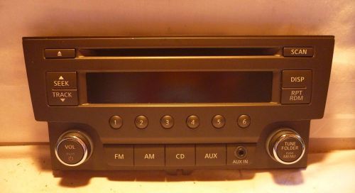 13 14 nissan sentra radio cd &amp; aux face plate 28185-3ra2a pn-3365m cy3245