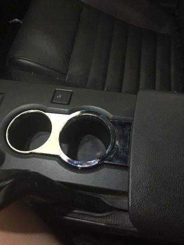 Mustang 2005-2009 chrome center console cup holder cover