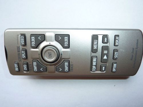 2011-2015 toyota sienna rear entertainment remote 86170-45070 excellent shape