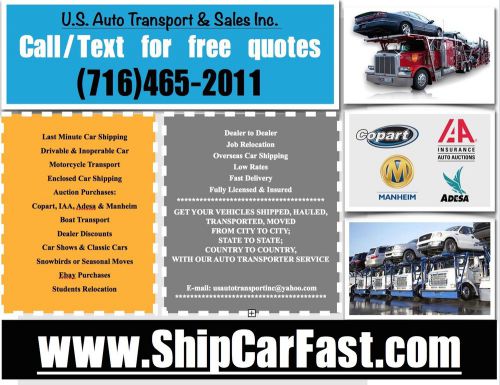 Car Shipping Best Rates!!! Auto Transport Nationwide & Worldwide!!! FREE QUOTES!, US $1.15, image 1