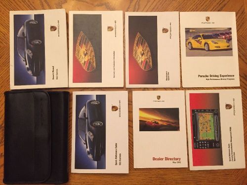 2003 porshe 911 carrera owner&#039;s manuals stock #020