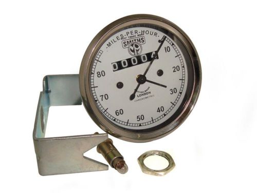 Royal enfield smiths replica white face speedometer 0-80 km/hr