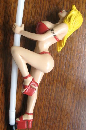 Sexy car / truck antenna topper pole dancer doll spins as you drive  * big boobs