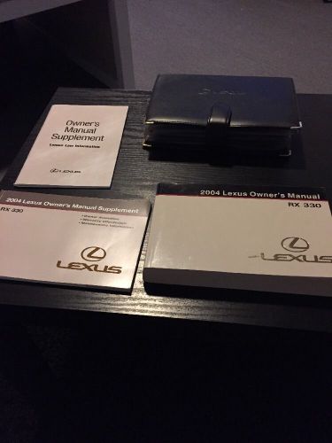2004 lexus rx330 owners manual set and leather lexus case fast free shipping