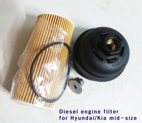 Genuine hyundai ix35 , kia sportage oil filter+ oil cap   for diesel 26320-2f001