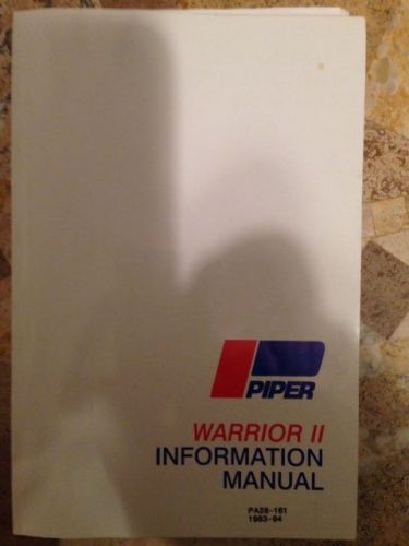 Piper warrior ii information manual