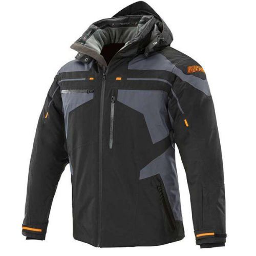 Joe rocket crew street motorcycle black/grey mens cold weather jacket