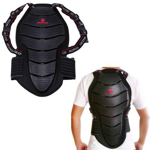 Psb sport bike racing back protector body spine chest armor vest gear black m