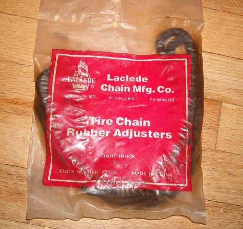 2 pr-laciede tire chain rubber adjuster #29225