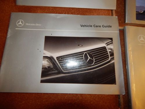 Mercedes owners manual for 1998