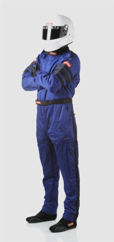 Racequip 120026  men's x-large 120 series pyrovatex sfi-5 blue suits -
