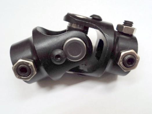1 day sale 5/8-36 spline x 3/4" dd black steering vega box u joint coupler *