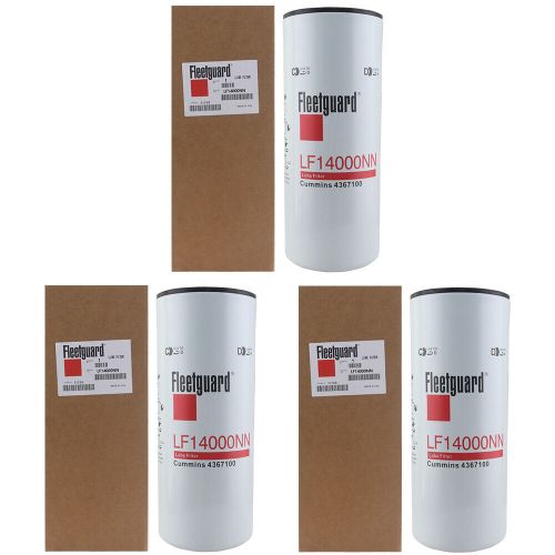 Fleetguard Genuine LF14000NN Oil Filter Cummins ISX 4367100 Pack of 3, US $142.99, image 8