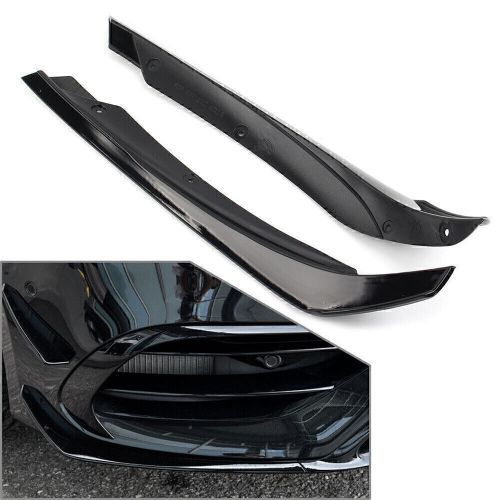 Front Lip Spoiler Fins Splitters Trim Fit Mercedes Benz A-Class W176 2016-2018, US $30.86, image 6