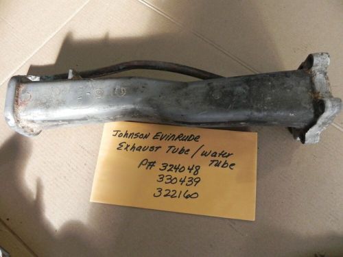 Evinrude Johnson Outboard Exhaust Tube and Water Tube P#324048 330439 322160, US $11.25, image 2