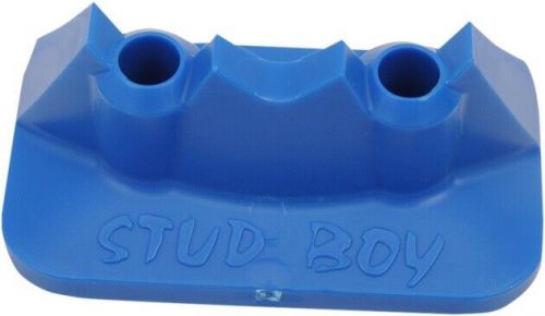 Stud boy pro plus super lite double backing plate 2ply blue 5/16"-24 48-pack