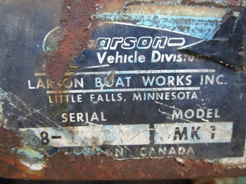 Vintage 68 Larson MK-1 292 JLO Snowmobile Throttle Brake Lever #1 ? Falcon ?, US $29.99, image 2