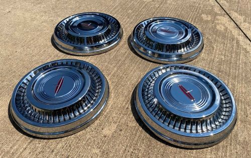 NOS OLDS OLDSMOBILE HUBCAP POVERTY CAP DOG DISH 10 1/2" SET OF 4 - HOT ROD NOS, US $229.99, image 5