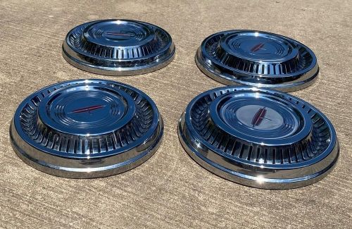 NOS OLDS OLDSMOBILE HUBCAP POVERTY CAP DOG DISH 10 1/2" SET OF 4 - HOT ROD NOS, US $229.99, image 6
