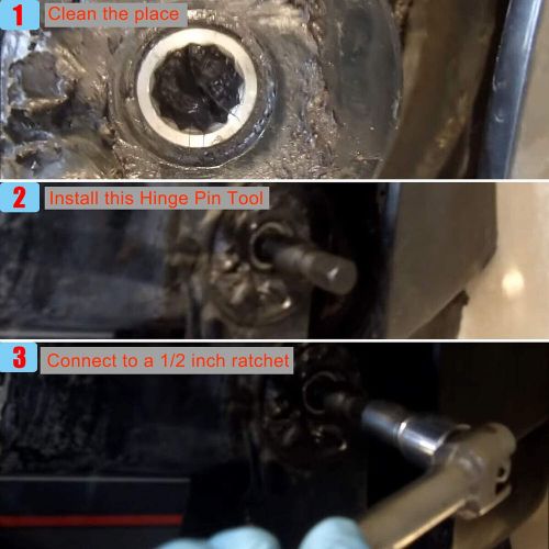 Buy For Mercury Mercruiser Hinge Pin Tool 90200 Alpha MR Bravo Gen 91