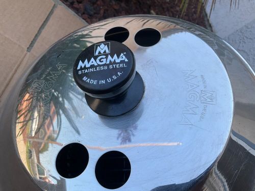 Magma Marine Boat 14" Round Stainless Steel Kettle Gas BBQ W/ Mount, US $65.00, image 2