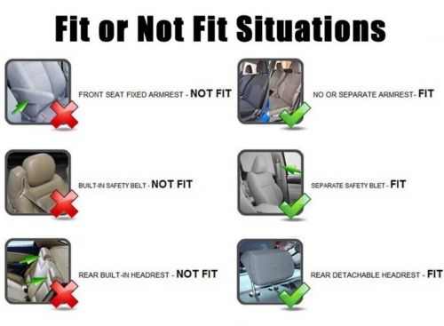 Car Seat Covers Protectors Grey Full Set Fabric For Opel Zafira Corsa, US $71.26, image 8