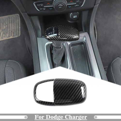 Car Gear Shift Knob Cover Trim For Dodge Charger 15-23 Accessories Carbon Fiber, US $32.11, image 8