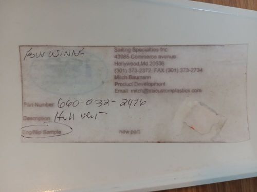 FOUR WINNS BOATS HULL VENT #660-032-2476 SSI, US $99.00, image 2