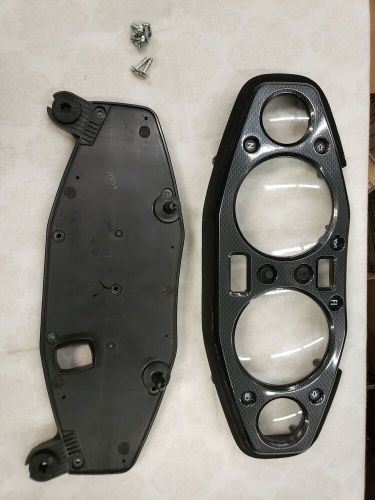 Hayabusa dash speedometer covers front and back with lenses