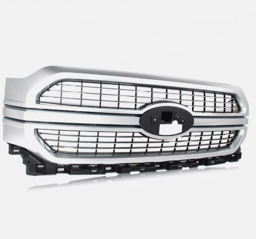 21-23 Ford F-150 F150 Front Bumper Grille Satin Brushed Aluminium Enclosure, US $360.04, image 5