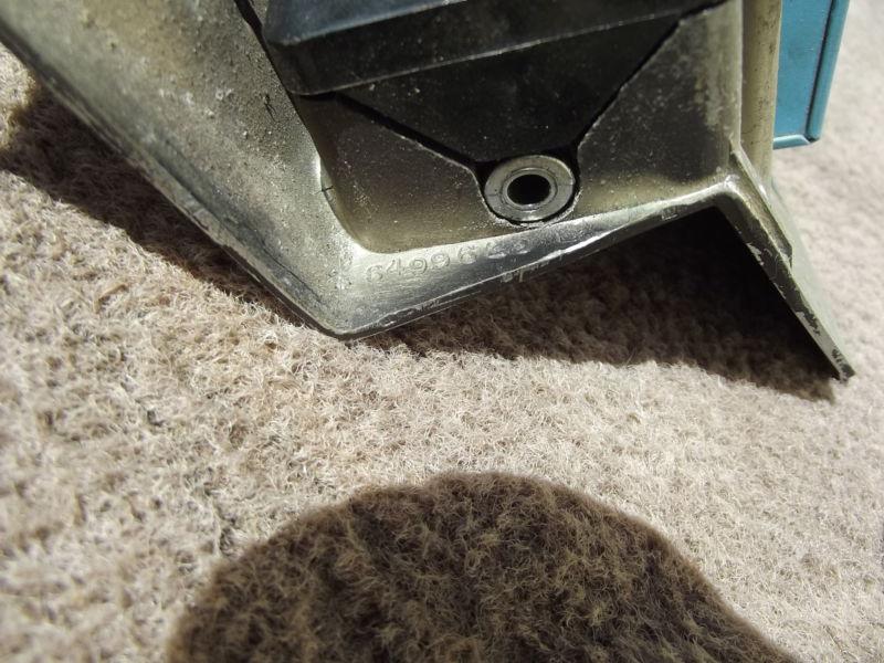 CORVETTE ORIGINAL CENTER GAUGE CLUSTER WIPER SWITCH BEZEL A/C 1972-1976 #6499625, US $25.00, image 5