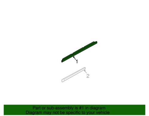 Genuine Mitsubishi Belt Weather-Strip MR237970, US $41.76, image 2