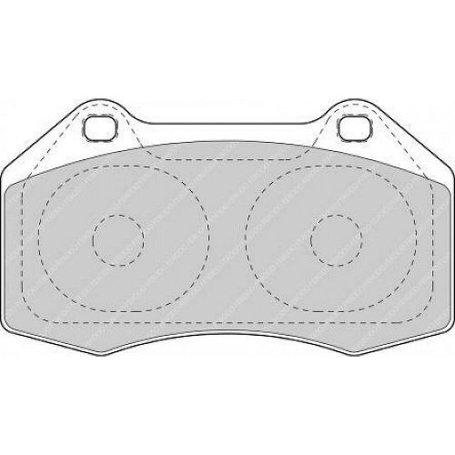 Ferodo fcp1667r ds3000 pads