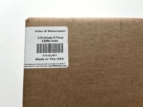 Killer B Motorsports EJ25 Subaru WRX/STI Ultimate Oil Pickup and Baffle Kit, US $190.00, image 3