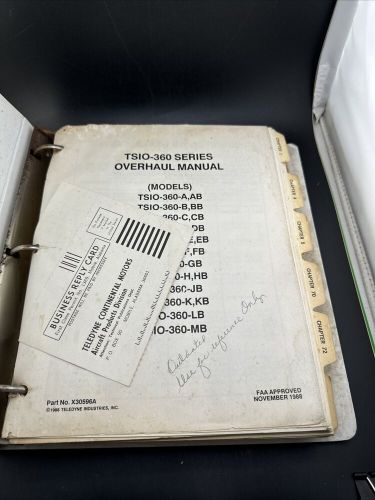 ✈️RARE TELEDYNE CONTINENTAL MOTORS AIRCRAFT OVERHAUL MANUL, US $250.00, image 18