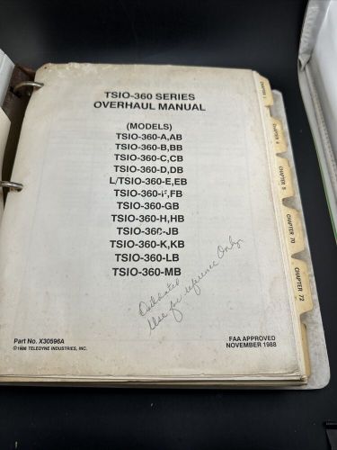 ✈️RARE TELEDYNE CONTINENTAL MOTORS AIRCRAFT OVERHAUL MANUL, US $250.00, image 19