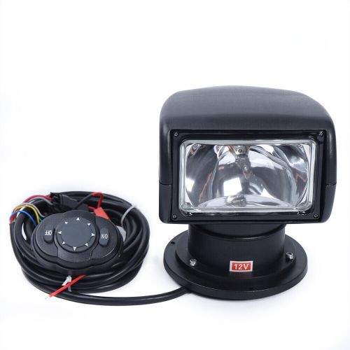 Black Remote Control Spotlight Boat Search Light Halogen 360 Rotate 12V 100W!, US $104.02, image 4