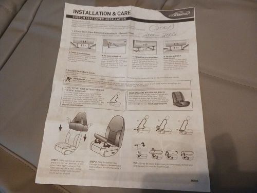 2000-2003 Nissan Maxima Gray "Rear" Seat Covers Premium Leatherette by Coverking, US $75.00, image 12