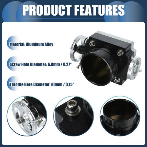 Universal Piece of 1 80mm Car Throttle Body Actuator Aluminum Alloy, US $79.49, image 6