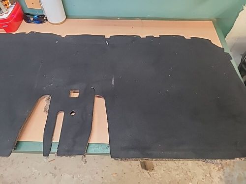 91-95 Toyota MR2 Rear Firewall Carpet (Black), US $145.00, image 3