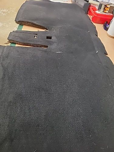 91-95 Toyota MR2 Rear Firewall Carpet (Black), US $145.00, image 4