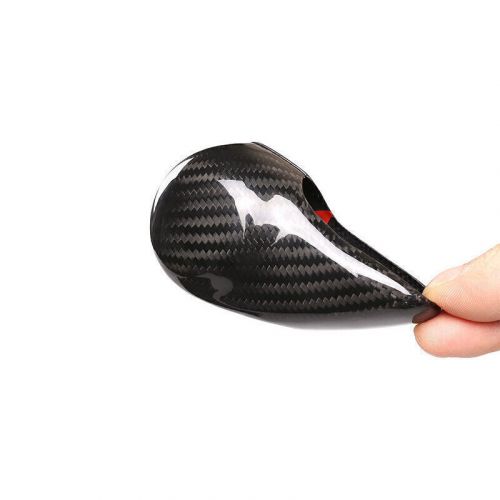Real carbon fiber gear shift knob cover trim for porsche macan 2014-2020 718 911